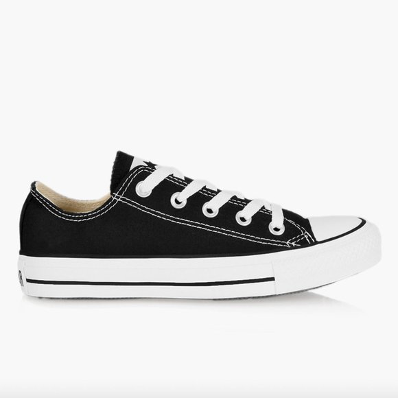 Converse Shoes - Converse Low Top Canvas Sneakers in Black and White